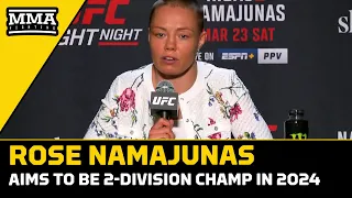 Rose Namajunas Aims To Become 2-Division Champion In 2024 With Win At UFC Vegas 89 | MMA Fighting