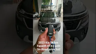 Kia Seltos 2023 Facelift with On-Road price list & mileage! #shorts 😍🔥