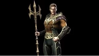 Injustice Gods Among Us | Aquaman - All skins, Intro, Super Move, Story Ending