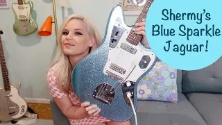 Shermy's Blue Sparkle Jaguar (The Shaguar)!