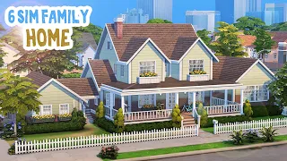 6+ Sim Family Home! || The Sims 4: Speed Build