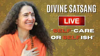 Divine Satsang LIVE with Pujya Sadhviji || 29 Apr 2024 || Sacred Garden at Parmarth Niketan.