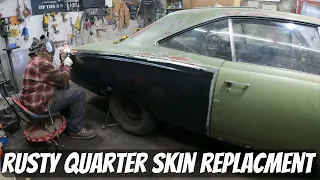 Muscle Car Quarter Panel Replacement at Home - Road Runner Clone