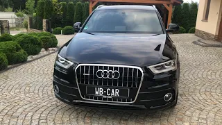 Audi Q3 Quattro S-Tronic 2.0 TDI S-Line 177KM Full LEDY Nawigacja Skóra Drive Seleckt Navi Koła 19