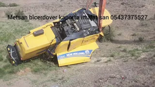 2021 newholland 5.80 biçerdöver uçuruma uçtu dereden kurtarma newholland combine hervester accident