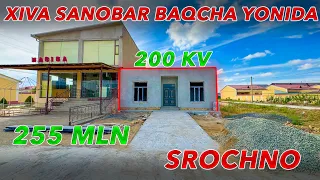 ХИВА⚡️САНОБАР БОКЧА ЁНИДА⚡️200.КВ.М 1-ЭТАЖЛИ КОТЕДЖ⚡️СРОЧНО СОТИЛАДИ⚡️ЦЕНА: 255.МЛН⚡️ГАЛИШИЛАДИ 🤝✅