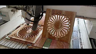 Biggest 3d panel with CNC router machine