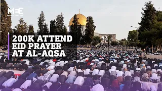 200k worshippers attend Eid prayers at al-Aqsa