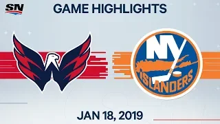 NHL Highlights | Capitals vs Islanders – Jan. 18, 2020