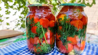 🍅 Хоть 100 банок закрою ВСЕ улетают! ПРОВЕРЕННЫЙ РЕЦЕПТ! Помидоры с морковной ботвой на зиму