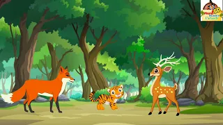 The Clever Fox and the Kind-hearted Deer @SDmoralstorycartoons