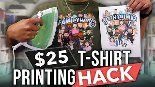 How To Print T-Shirts From Home With A $25 Budget