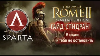 Спарта.  Легенда.  Гайд-спидран. Total War Rome ll.