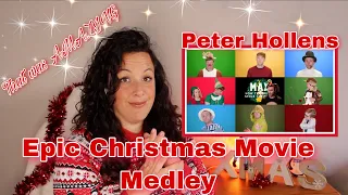 Reacting to Peter Hollens feat Brian Hull and Geoff Castellucci | Epic Christmas Movie Medley | WOW
