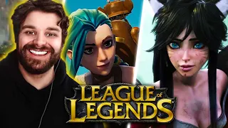 New League Of Legends Player Reacts To All Cinematic Trailers (part 1)