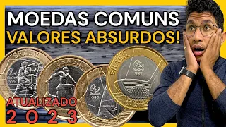 MOEDAS DAS OLIMPÍADAS 2016: VALORES EM MBC E FC HOJE #coleccion #numismatics #2023