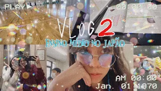 Vlog)2 / um dia em um ensino médio no Japão| estudante de ensino médio no Japão|