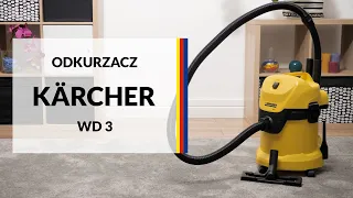 Odkurzacz Karcher WD3 – dane techniczne – RTV EURO AGD