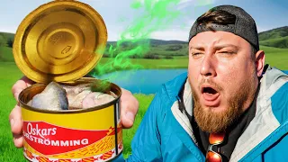 Fishing With The World's Smelliest Bait (Surströmming Fermented Herring)