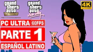 GTA Vice City Definitive Edition | Gameplay Español Latino (Sub) | Parte 1 - PC Ultra 4K 60FPS