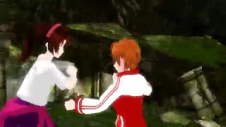 [MMD x Gravity Falls] Mabel vs Dipper Fight Falls