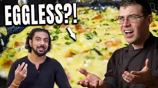 Pro Chef Reacts.. To Chef Ranveer Brar's EGGLESS Omelette?