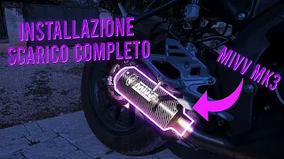 Intallazione SCARICO COMPLETO MIVV MK3 | Yamaha r125 2023