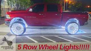 Overkill Lighting 5 Row Led Wheel Lights - Unboxing / Install