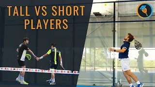 HOW to play TALL & SHORT padel players!