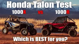 Honda Talon Test Review 1000R vs 1000X  Comparison, Which is Best for You?