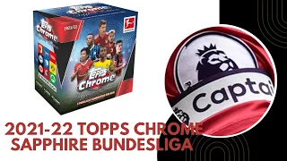 Break #5 2021-22 Topps Chrome Sapphire Bundesliga Hobby Box.  Super High end cards🔥 Haaland did we?!