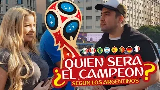 QUIEN SERA EL CAMPEÓN DEL MUNDIAL DE RUSIA 2018 SEGÚN LOS ARGENTINOS?