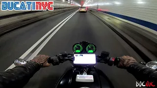 Escape from The Dirty Jersey - Nutley to Lincoln Tunnel - Ducati NYC Vlog v1386