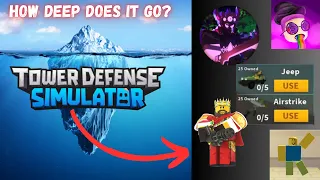 The TDS Iceberg Explained (Roblox Tower Defense Simulator)