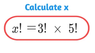 Math olympiad questions | Nice Olympiad Mathematics problem • How to solve factorial