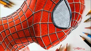 Drawing Spiderman - 3D Art - Marvel - The Avengers