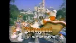 Disneyland Christmas Celebration commercial (1988)