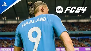 EAFC 24: Manchester City vs Manchester United - Extended Full Match EAFC 24 GAMEPLAY