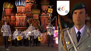 Musikkorps der Bundeswehr auf dem Roten Platz in Moskau (HD) Kremlin Zoria 2007 - Marschmusik