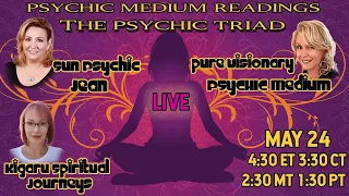 Psychic Medium Readings LIVE ! ~ The Psychic Triad ~ Join Us and Bring Your Questions!