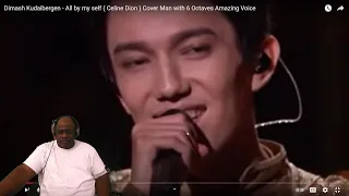 Dimash Kudaibergen - All by my self (Celine Dion ) Cover Man with 6 Octaves Amazing Voice (Reaction)