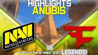 WINNER to Champions! NAVI vs FaZe - Anubis map 3 - BLAST Major Legends Stage | CSGO