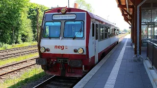 Mit dem T4 der neg von Niebüll nach Tønder (Fst-Mitfahrt)