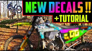 NEW DECALS + Tutorial + Destroyed fender after first ride