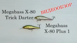Воблеры Megabass X - 80 Plus 1 и Megabass X - 80 Trick Darter - видеообзор по заказу Fmagazin.