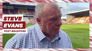 Steve Evans' reaction | Bradford City 3-0 Stevenage