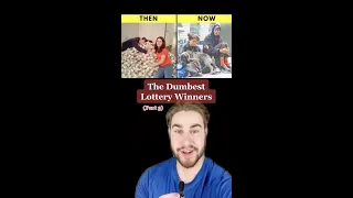 THE DUMBEST LOTTERY WINNERS!! #Shorts