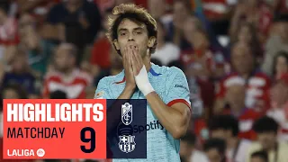 Highlights Granada CF vs FC Barcelona (2-2)
