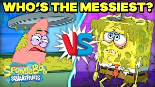 Who is the Master of Mess? SpongeBob vs. Patrick 🗑️ | SpongeBob