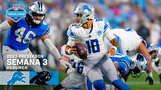 Detroit Lions vs. Carolina Panthers | Pretemporada NFL 2023 | Resumen Highlights | 25 Ago, 23